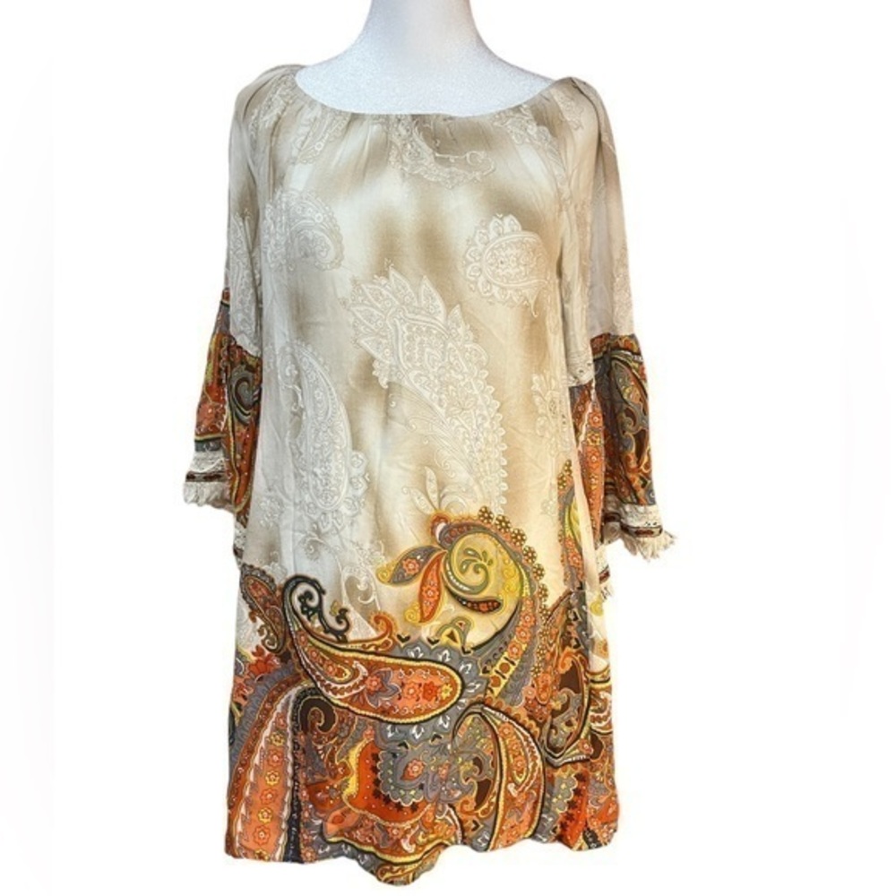Centro Shift Dress with Balloon Sleeve